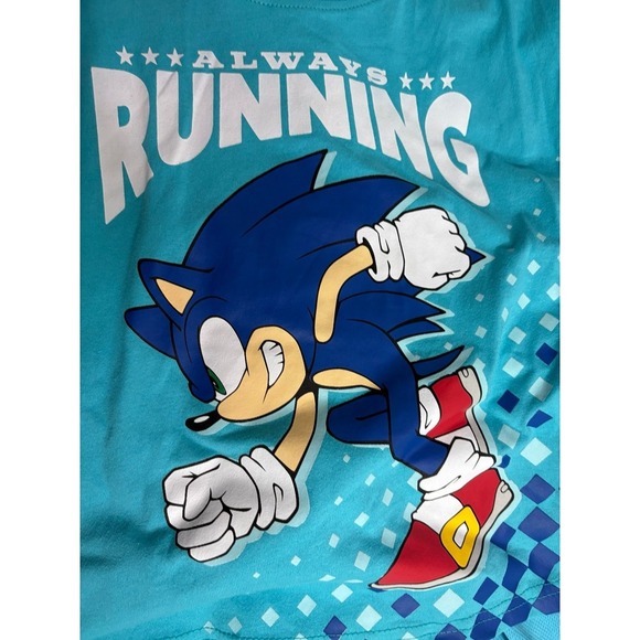 SEGA Sonic the Hedgehog Boys Mix and Match Short Sleeve T-Shirt and Shorts - Picture 3 of 7